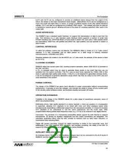 浏览型号WM8976GEFL/RV的Datasheet PDF文件第20页