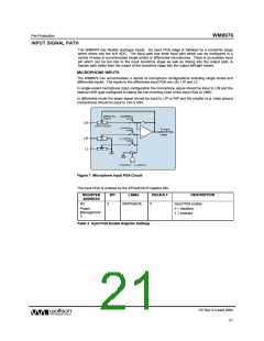 浏览型号WM8976GEFL/RV的Datasheet PDF文件第21页