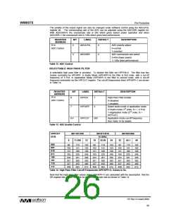 浏览型号WM8976GEFL/RV的Datasheet PDF文件第26页
