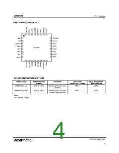 浏览型号WM8976GEFL/RV的Datasheet PDF文件第4页