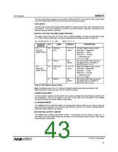 浏览型号WM8976GEFL/RV的Datasheet PDF文件第43页