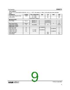 浏览型号WM8976GEFL/RV的Datasheet PDF文件第9页