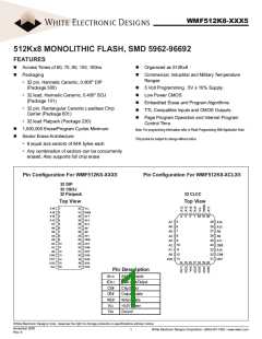 浏览型号WMF512K8-120DEM5的Datasheet PDF文件第1页