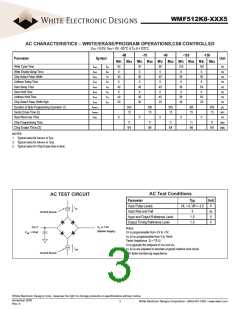 浏览型号WMF512K8-120DEM5的Datasheet PDF文件第3页