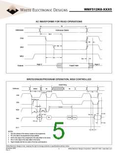 浏览型号WMF512K8-120DEM5的Datasheet PDF文件第5页