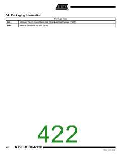 浏览型号90USB1287-16AU的Datasheet PDF文件第422页