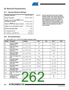 浏览型号90USB82-16MU的Datasheet PDF文件第262页