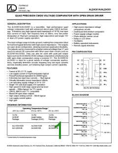 浏览型号ALD4301ADB的Datasheet PDF文件第1页