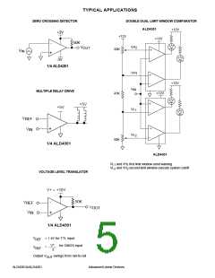 浏览型号ALD4301ADB的Datasheet PDF文件第5页