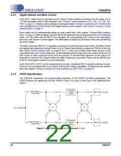 浏览型号CS42416-CQZR的Datasheet PDF文件第22页