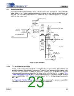 浏览型号CS42416-CQZR的Datasheet PDF文件第23页