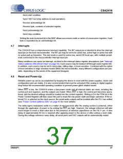 浏览型号CS42416-CQZR的Datasheet PDF文件第37页