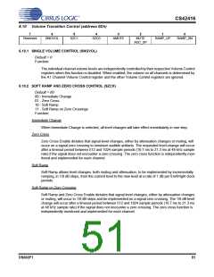 浏览型号CS42416-CQZR的Datasheet PDF文件第51页