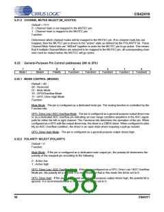 浏览型号CS42416_05的Datasheet PDF文件第58页