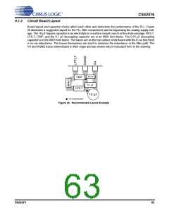 浏览型号CS42416-CQZR的Datasheet PDF文件第63页