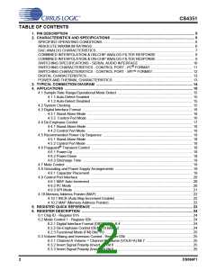 浏览型号CS4351-CZZR的Datasheet PDF文件第2页