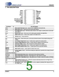 浏览型号CS4351-CZZR的Datasheet PDF文件第5页