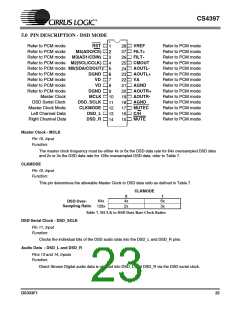 浏览型号CS4397-KSZ的Datasheet PDF文件第23页