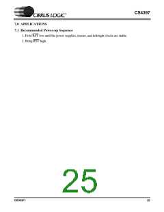 浏览型号CS4397-KSZ的Datasheet PDF文件第25页