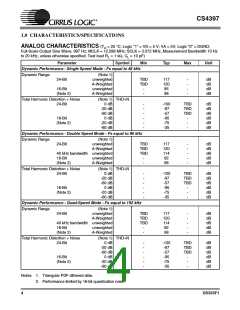 浏览型号CS4397-KSZ的Datasheet PDF文件第4页