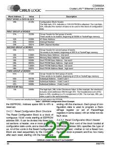 浏览型号CS8900A-IQZ的Datasheet PDF文件第22页