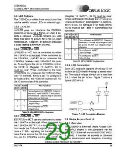 浏览型号CS8900A-IQZ的Datasheet PDF文件第29页