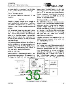 浏览型号CS8900A-IQZ的Datasheet PDF文件第35页
