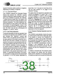 浏览型号CS8900A-IQZ的Datasheet PDF文件第38页