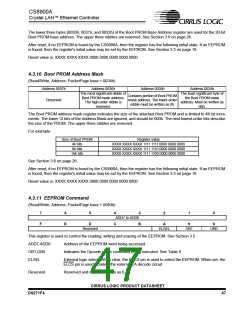 浏览型号CS8900A-IQZ的Datasheet PDF文件第47页