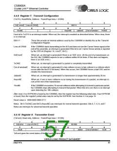 浏览型号CS8900A-IQZ的Datasheet PDF文件第57页