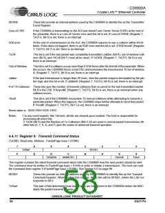 浏览型号CS8900A-IQZ的Datasheet PDF文件第58页