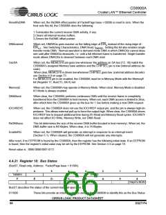 浏览型号CS8900A-IQZ的Datasheet PDF文件第66页