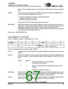 浏览型号CS8900A-IQZ的Datasheet PDF文件第67页