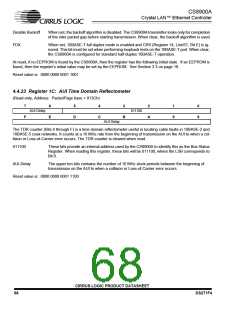 浏览型号CS8900A-IQZ的Datasheet PDF文件第68页