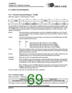 浏览型号CS8900A-IQZ的Datasheet PDF文件第69页