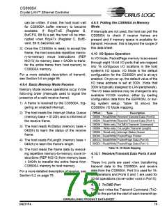 浏览型号CS8900A-IQZ的Datasheet PDF文件第75页