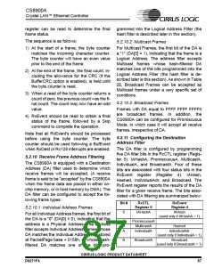 浏览型号CS8900A-IQZ的Datasheet PDF文件第87页