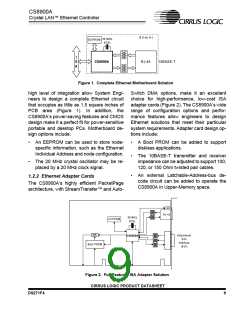 浏览型号CS8900A-IQZ的Datasheet PDF文件第9页