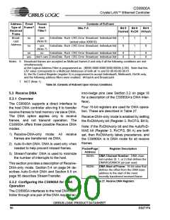 浏览型号CS8900A-IQZ的Datasheet PDF文件第90页