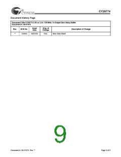 浏览型号CY29774AIT的Datasheet PDF文件第9页