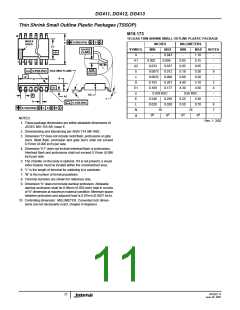 浏览型号DG411DYZ的Datasheet PDF文件第11页