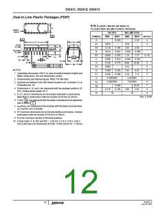 浏览型号DG411DYZ的Datasheet PDF文件第12页