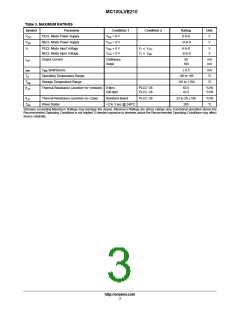 浏览型号MC100LVE210FNR2G的Datasheet PDF文件第3页
