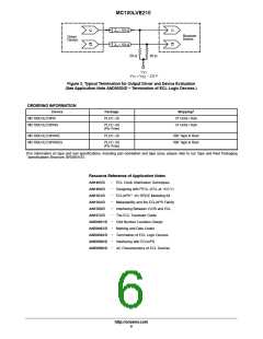 浏览型号MC100LVE210FNR2G的Datasheet PDF文件第6页