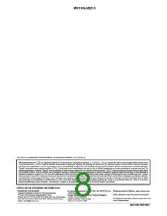 浏览型号MC100LVE210FNR2G的Datasheet PDF文件第8页