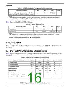浏览型号MPC8540CPX667JC的Datasheet PDF文件第16页