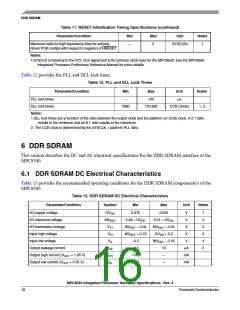 浏览型号MPC8540PX833LB的Datasheet PDF文件第16页