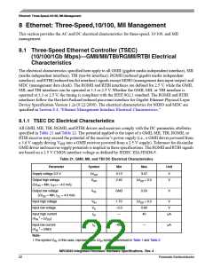 浏览型号MPC8540CPX667JC的Datasheet PDF文件第22页
