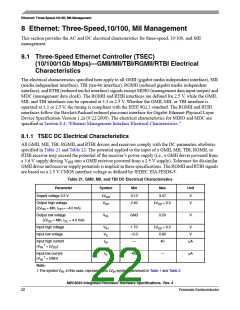 浏览型号MPC8540PX833LB的Datasheet PDF文件第22页