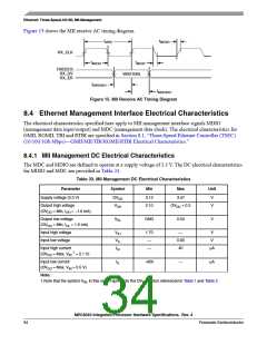 浏览型号MPC8540CPX667JC的Datasheet PDF文件第34页